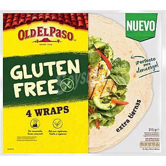 Wraps sin gluten 4 unidades