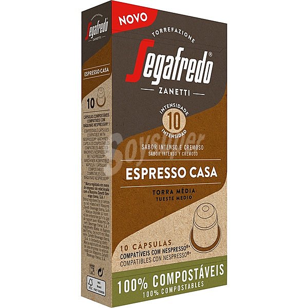 Café Espresso Casa tueste medio Intensidad 10 compatible Nespresso