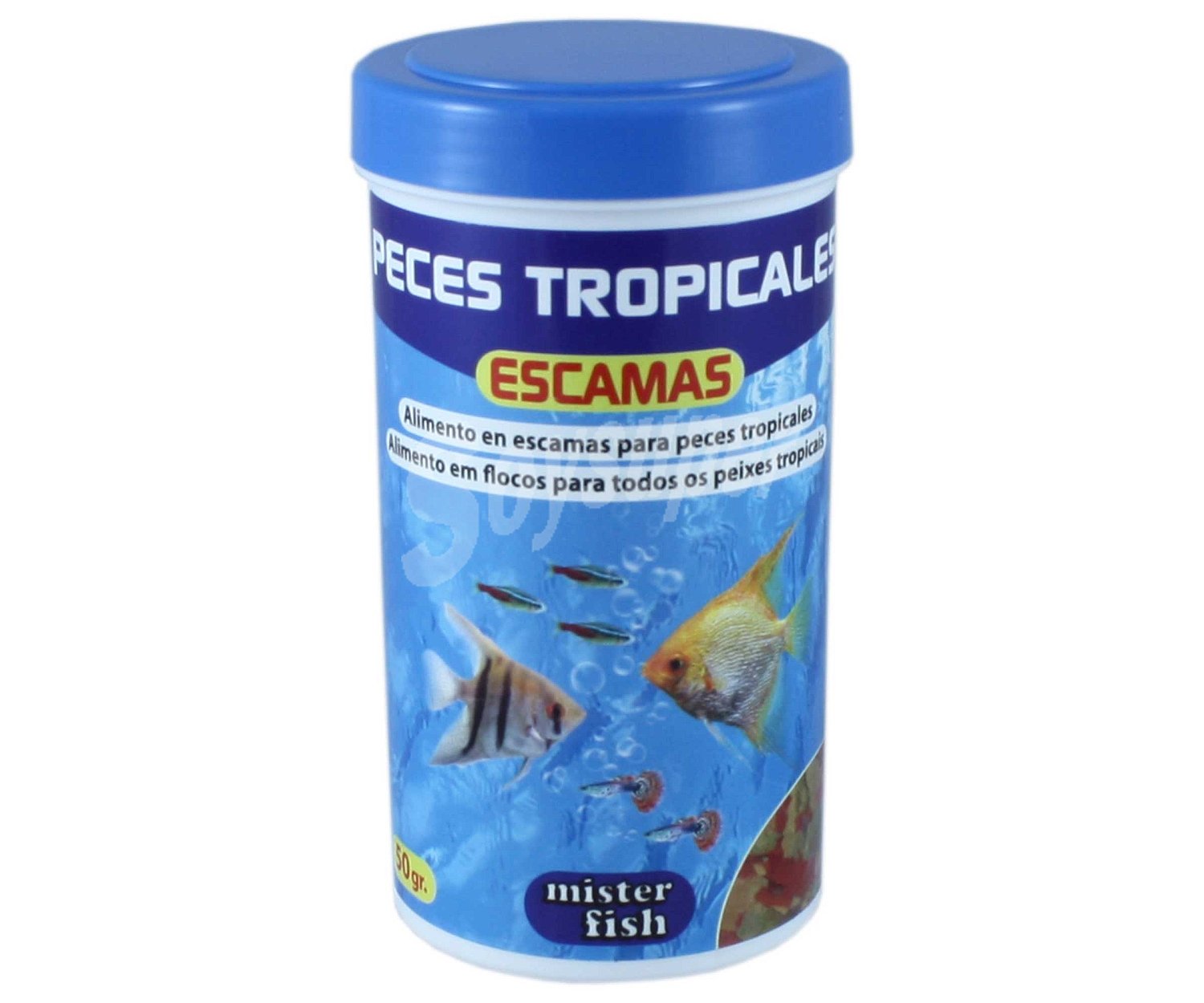 Alimento para peces tropicales