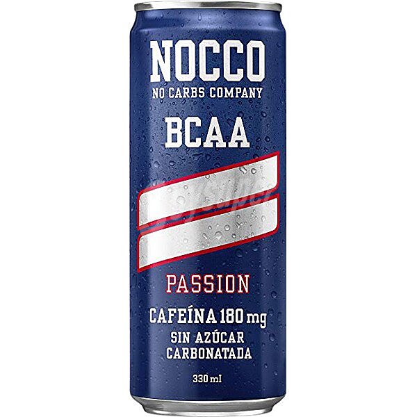 Passion bebida energética enriquecida con bcaa y 180 mg de cafeína sin azúcar