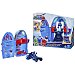 Escenario de juego Mini Cuartel General 2 en 1 transformable en vehículo espacial, PJ masks