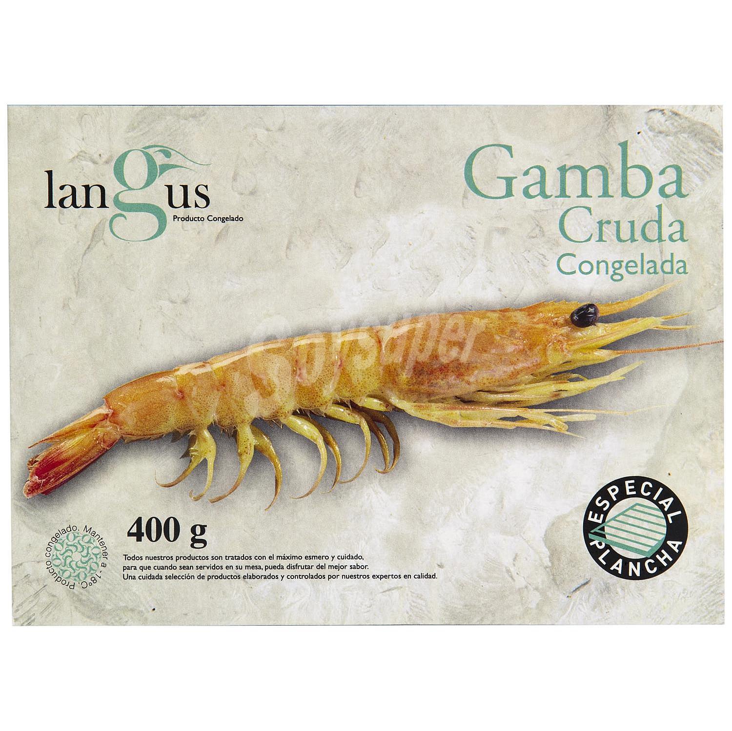 Gamba cruda congelada 32/40 especial plancha Langus