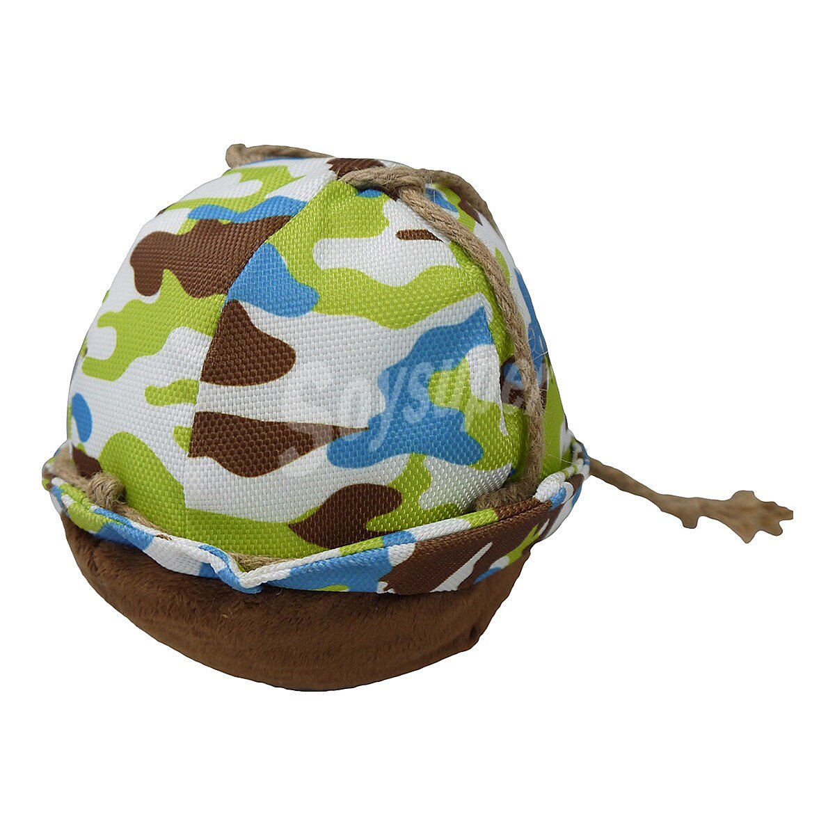 Juguete para perros Gorro Camuflaje con cuerda