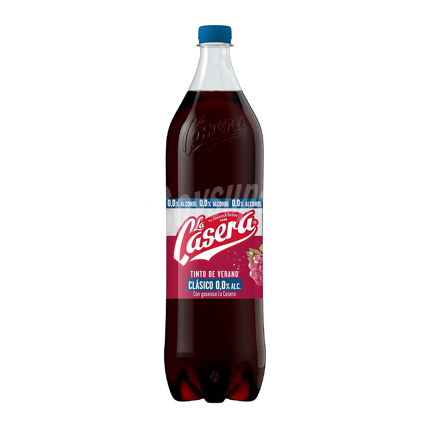 Tinto de verano original, con gaseosa La casera y 0,0% alcohol LA casera