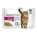 Alimento de pescado gato esterilizado perfect fit, paquete 340 G