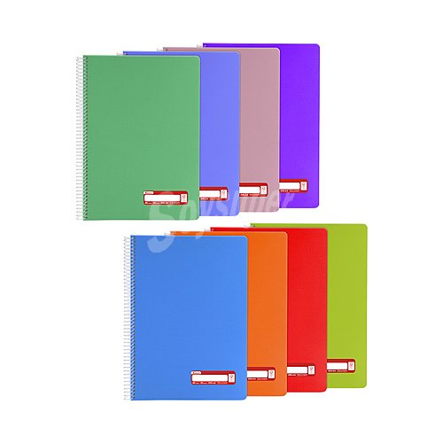 Cuaderno A4 espiral con 80 hojas blancas de en el interior, grafoplas