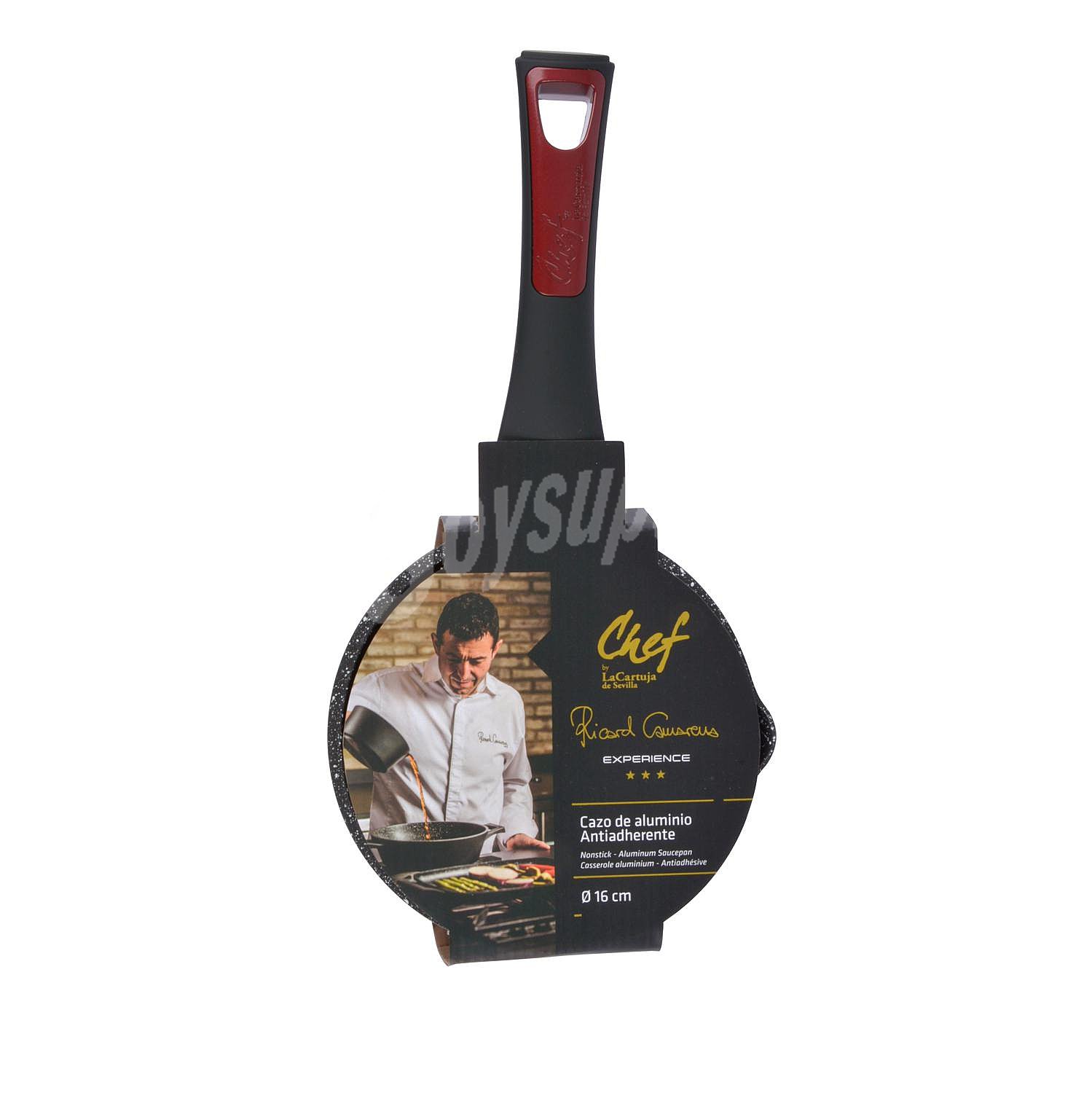 Cazo chef Ricard Camarena 16 cm - Negro