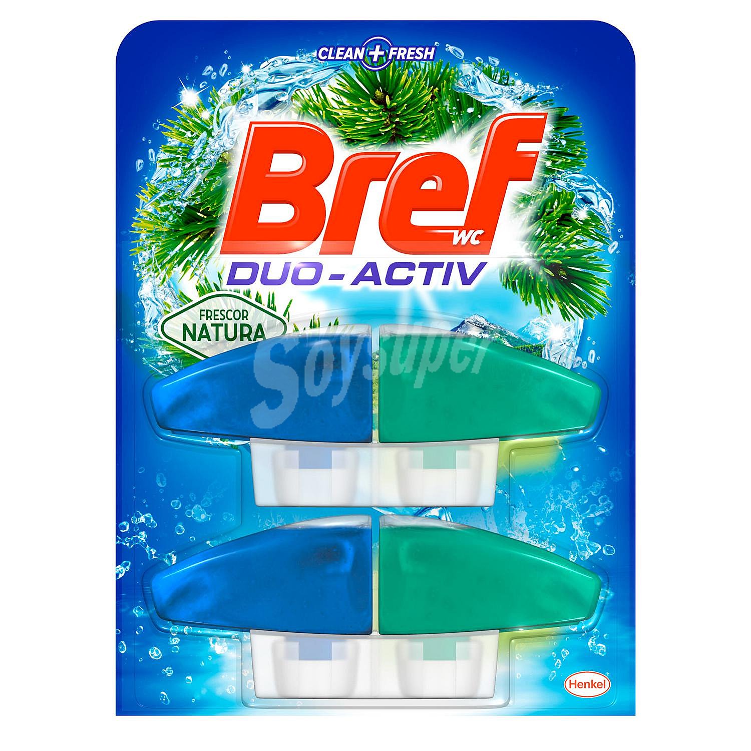 Colgador WC duo-activ frescor natural recambio