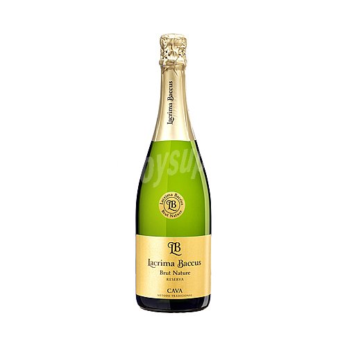 Lacrima baccus Cava brut reserva, elaborado siguiendo el método tradicional lacrima baccus