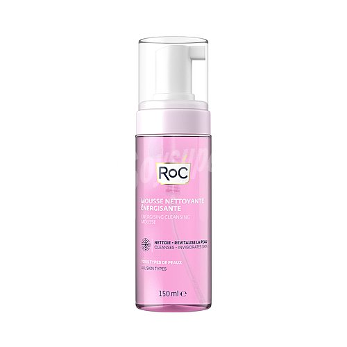 ROC Limpiador facial energizante con textura mousse, para todo tipo de pieles ROC