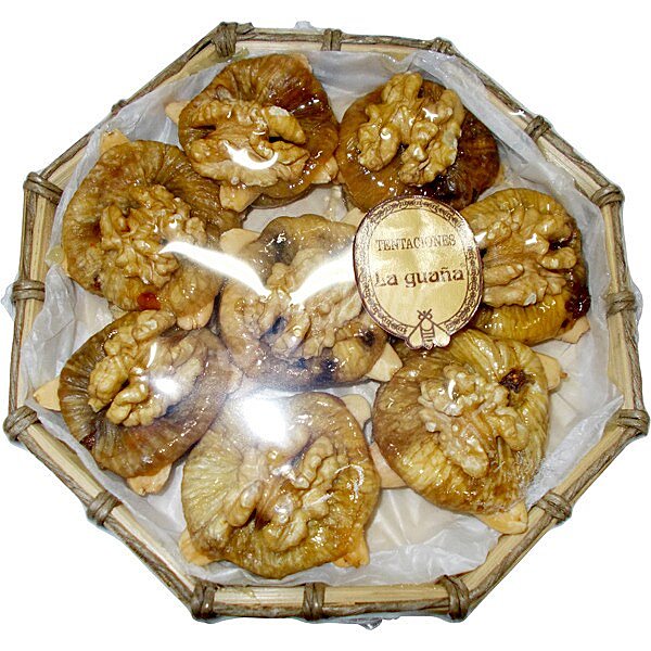 Cesta nº26 Casandra con higos cuello de dama, nueces y almendras fritas con baño de hidromiel 200 g