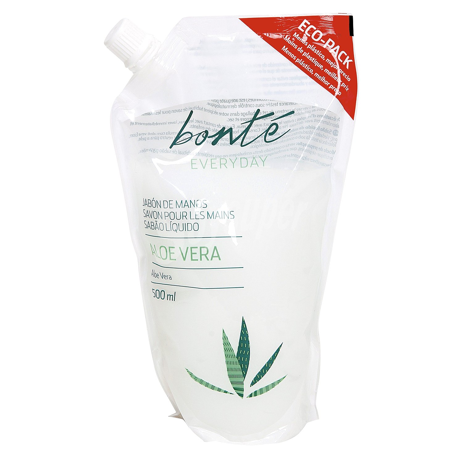 Bonte jabón líquido de manos recambio aloe vera