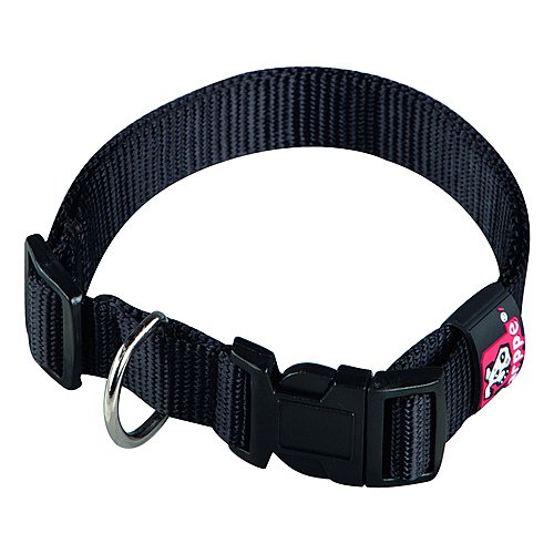 Arppe Collar de nylon regulable color negro mediano-grande talla 35 arppe