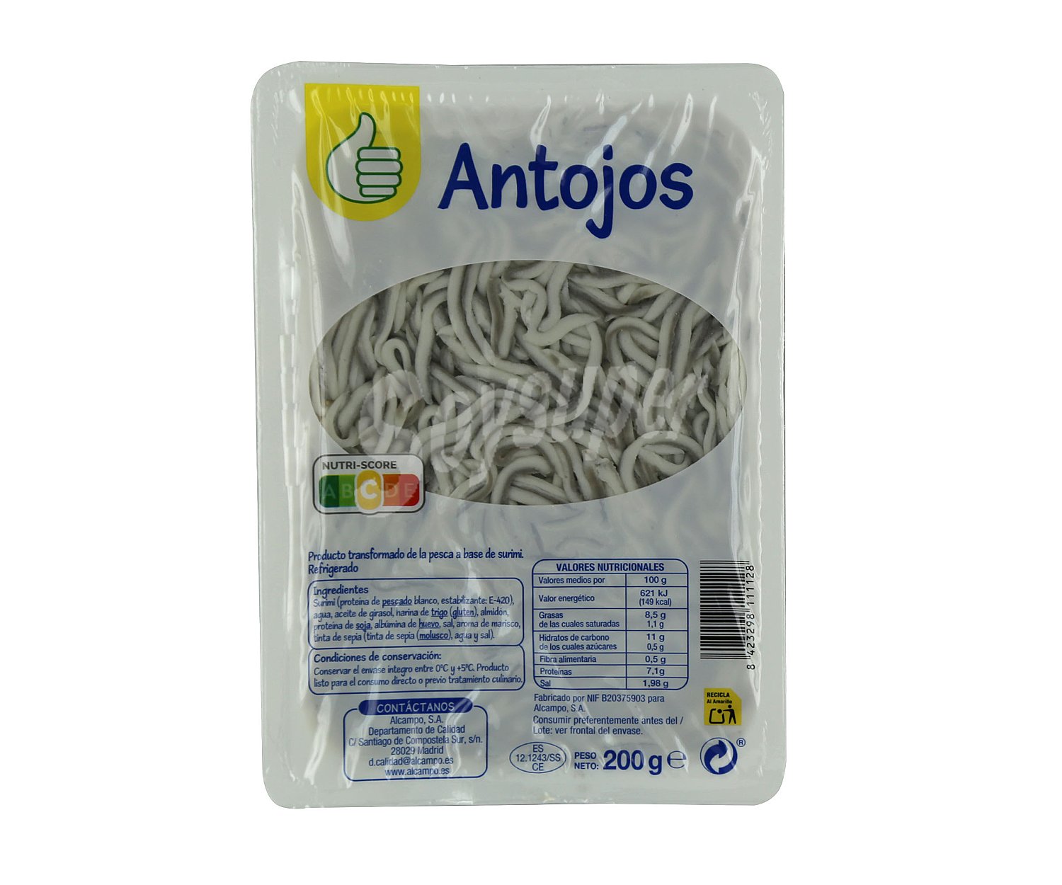 Producto económico alcampo Antojos (sucedáneo de angulas) producto económico alcampo