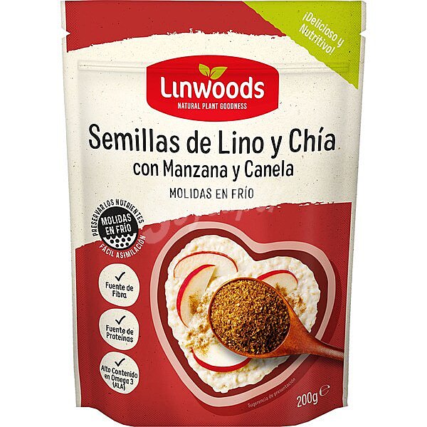 Semillas de lino-chia-manzana linwoods