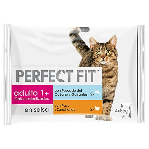 Perfect FIT Alimento húmedo para gatos adultos esterilizados perfect FIT