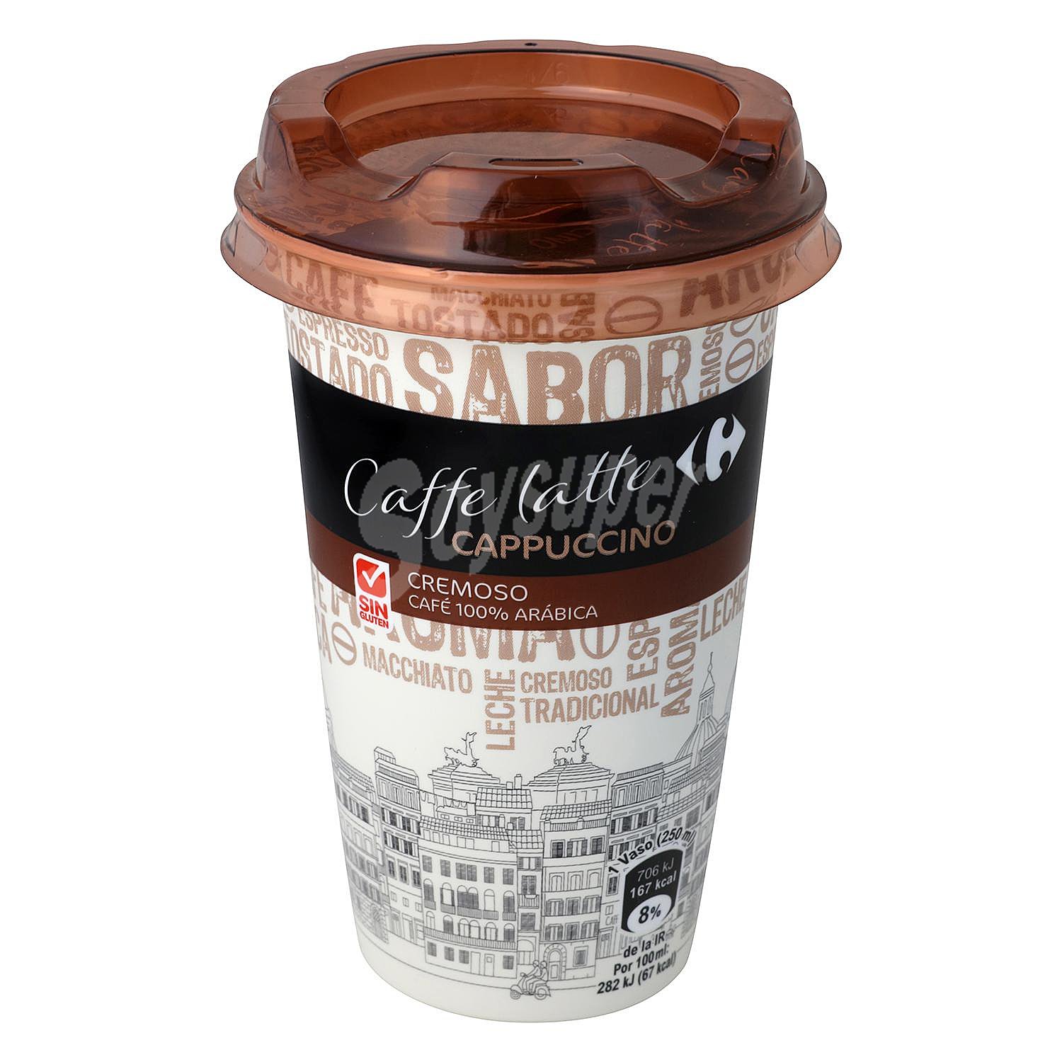 Café latte cappuccino Carrefour sin gluten