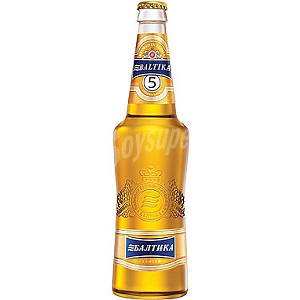 Cerveza rubia clara de Rusia