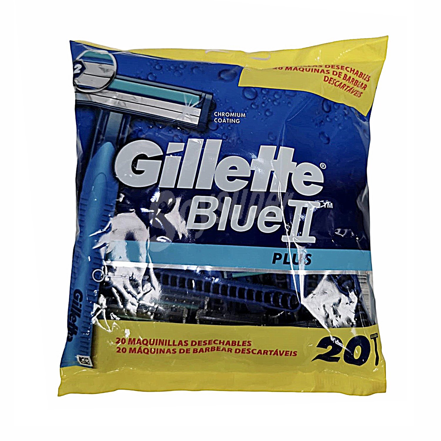 Blue II maquinilla de afeitar desechable bolsa 20 uds