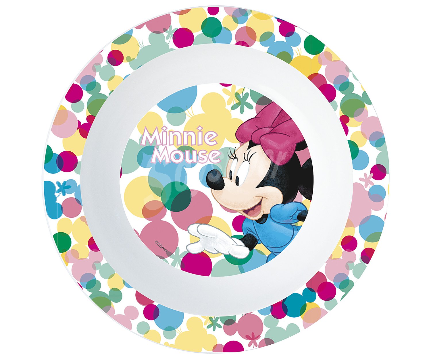 Cuenco infantil apto para microondas, diseño Minnie stor.