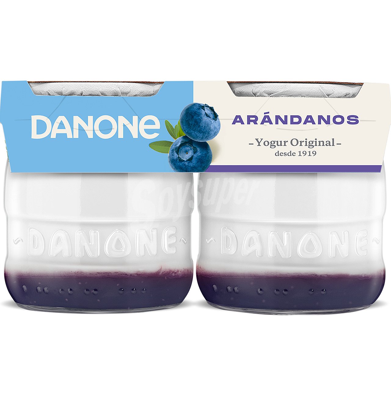 Yogur original danone arándanos