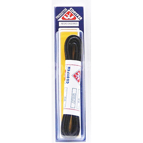 Cordones encerados negros 90 cm