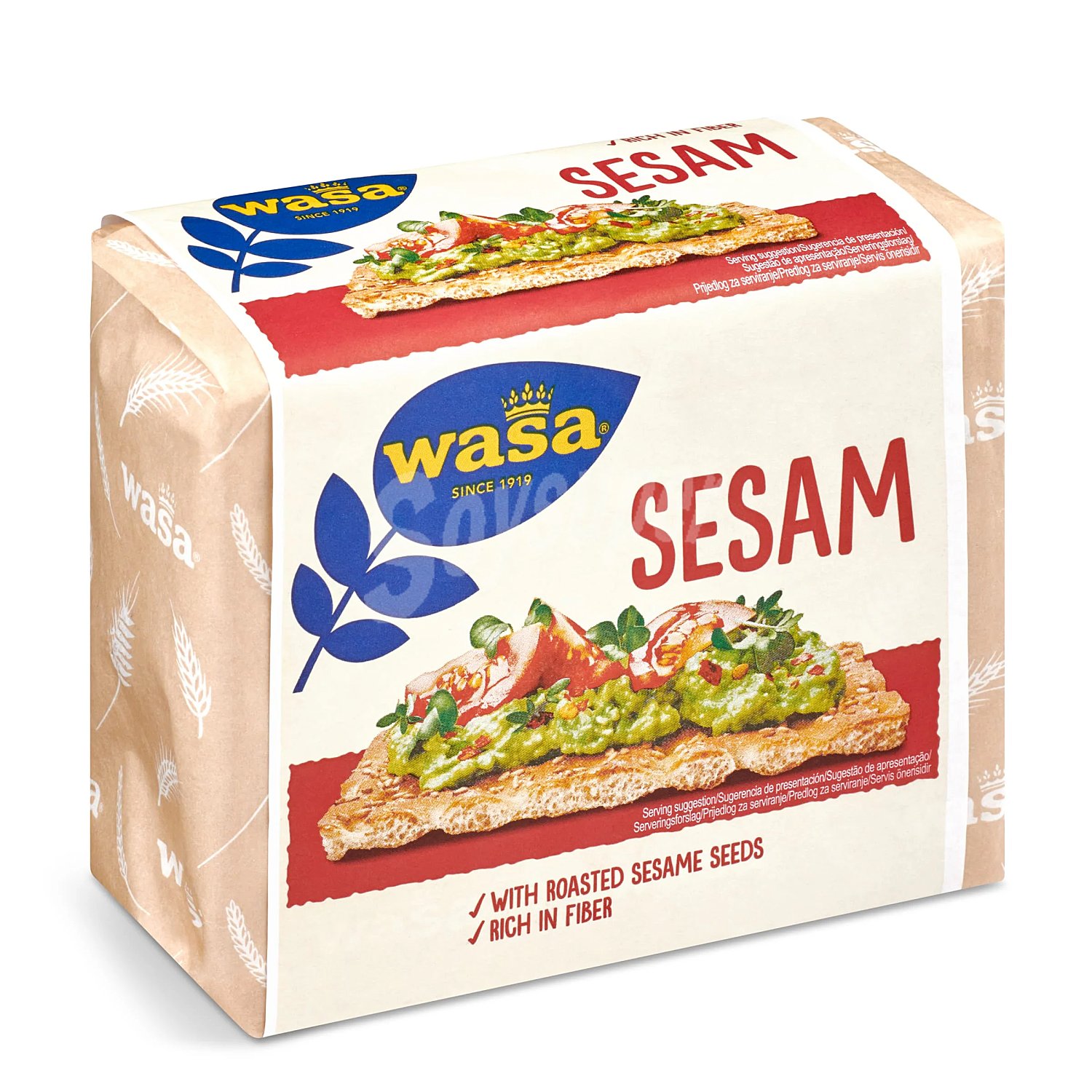 Pan tostado con sésamo Wasa