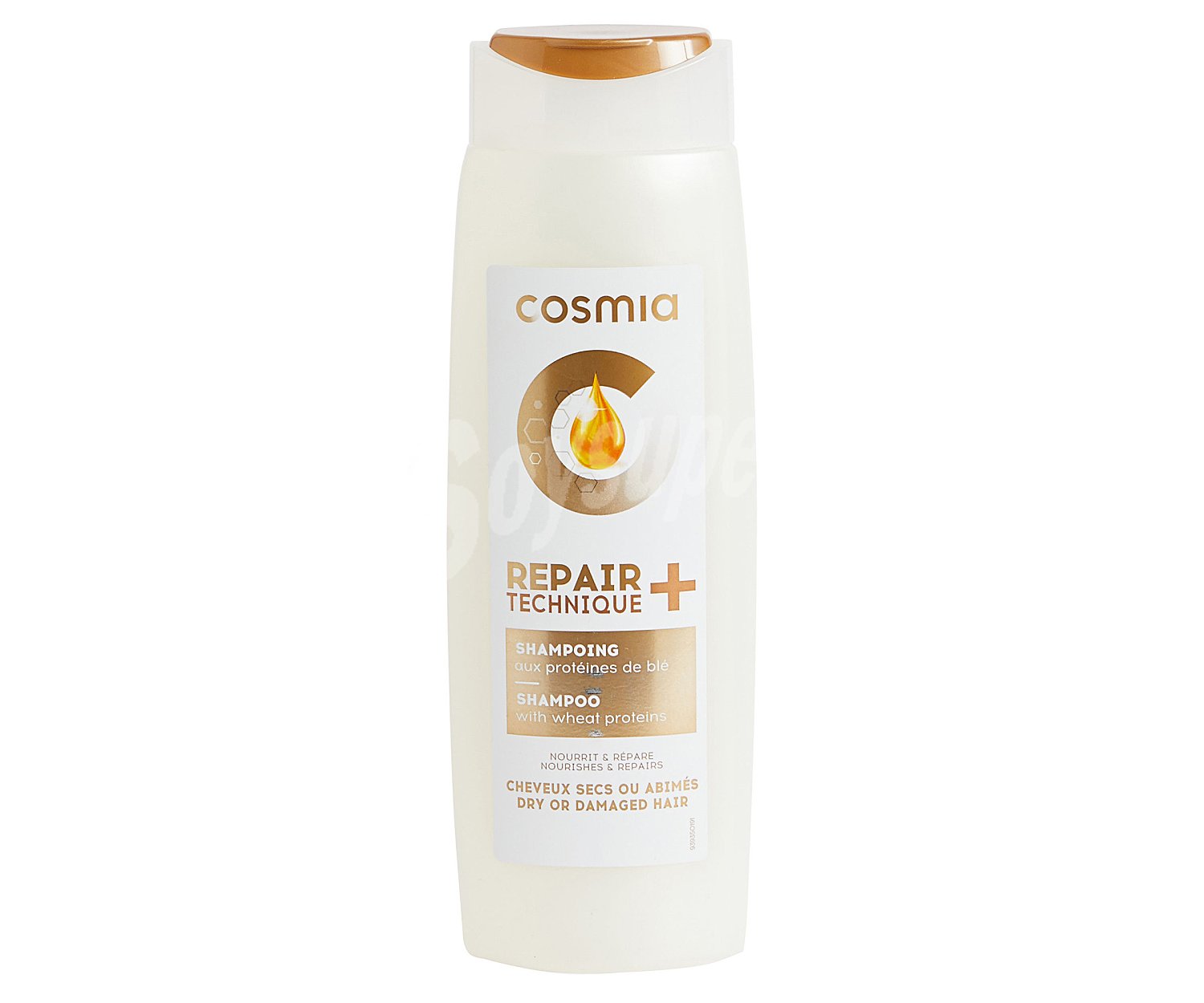 Cosmia Champú nutritivo y reparador para cabellos secos o dañados cosmia Repair technique+