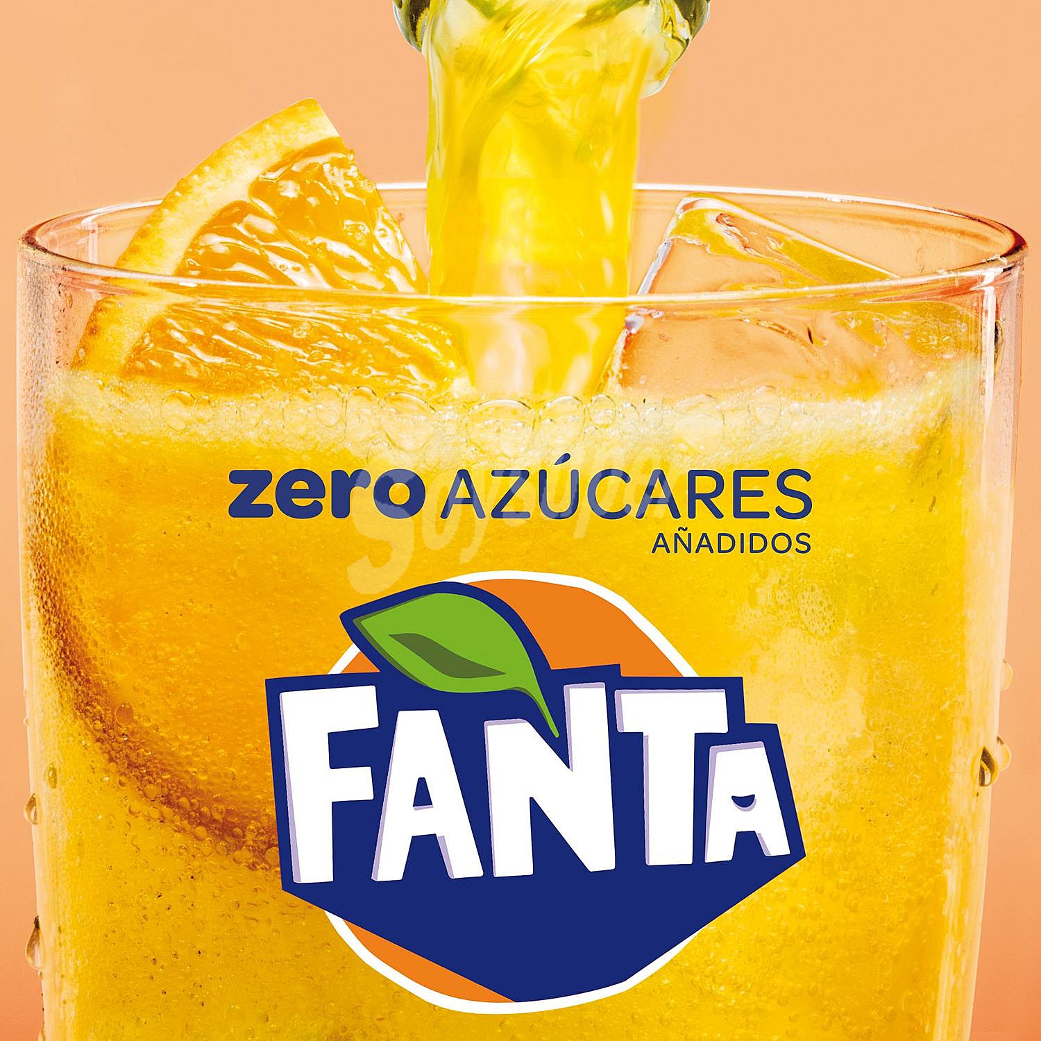 Refresco de naranja zero azúcares