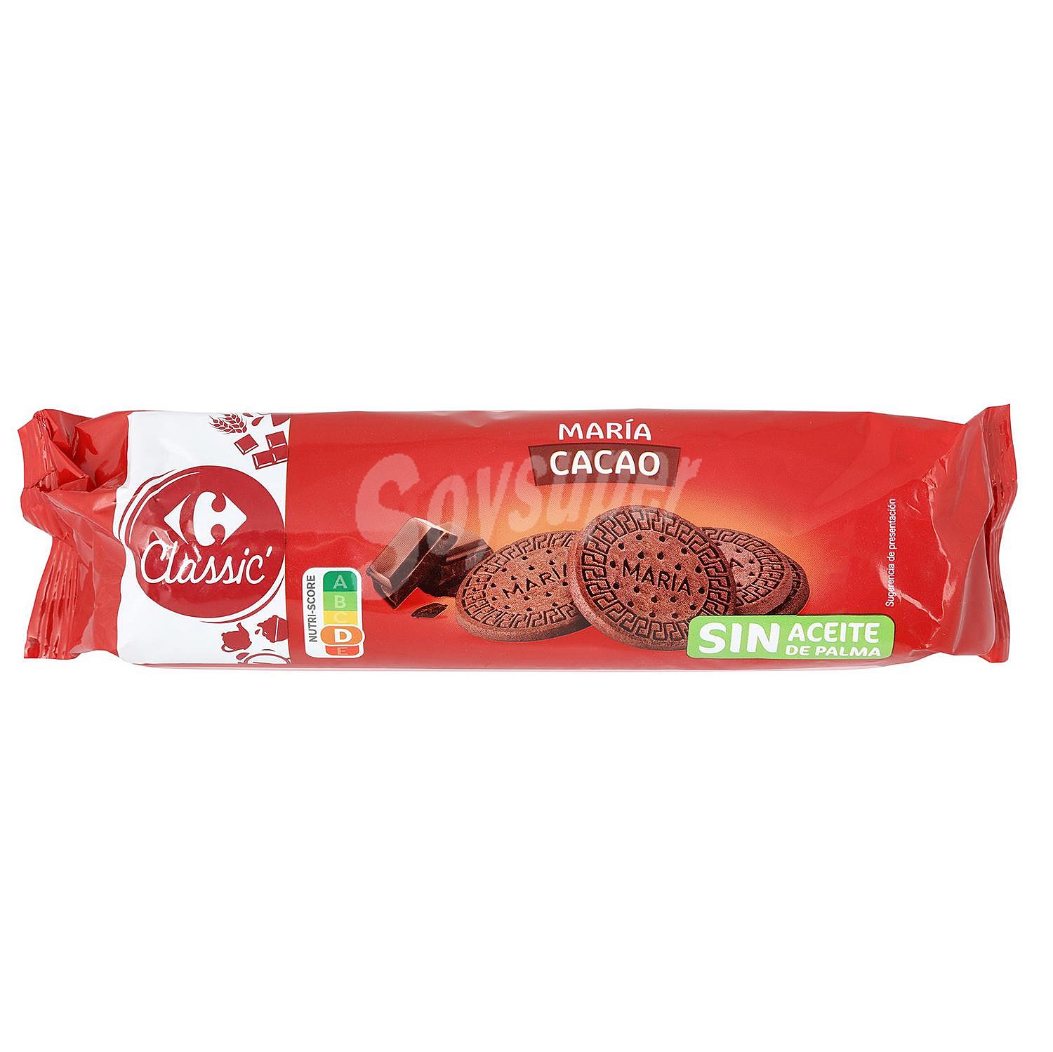 Galleta María cacao Carrefour