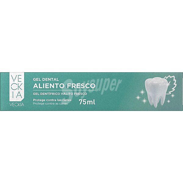 pasta de dientes en gel aliento fresco anticaries