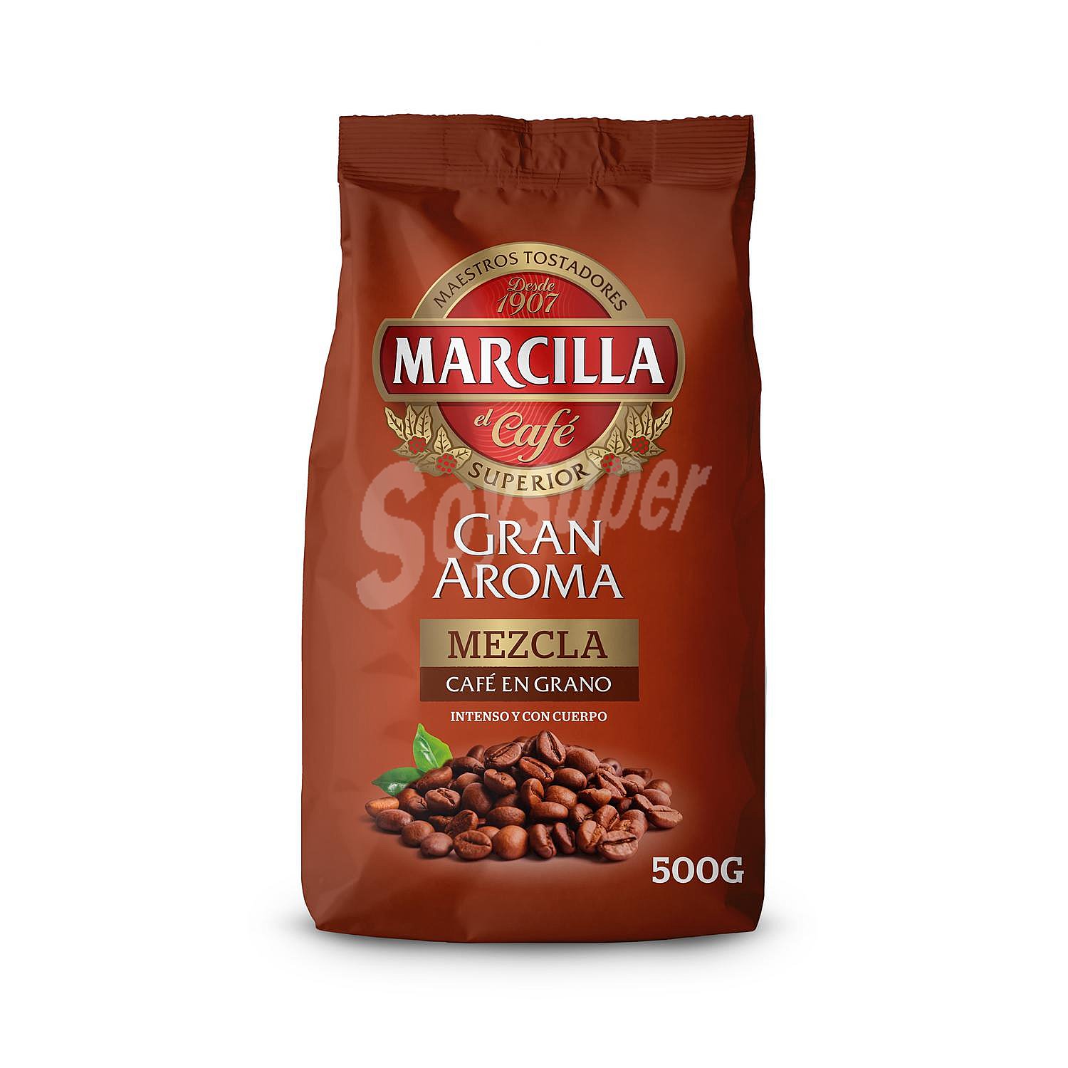 Café en grano mezcla Marcilla Gran Aroma