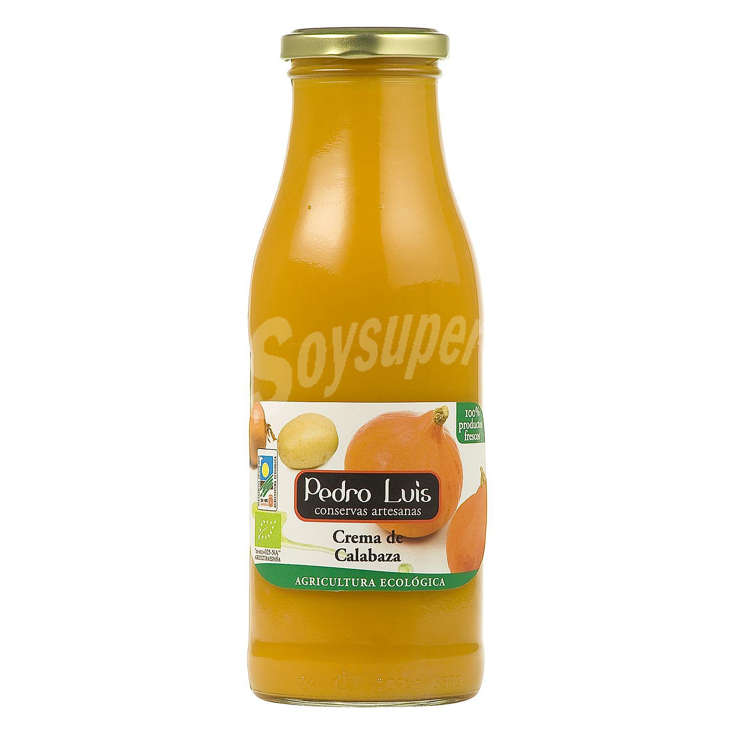 Crema de calabaza ecológica