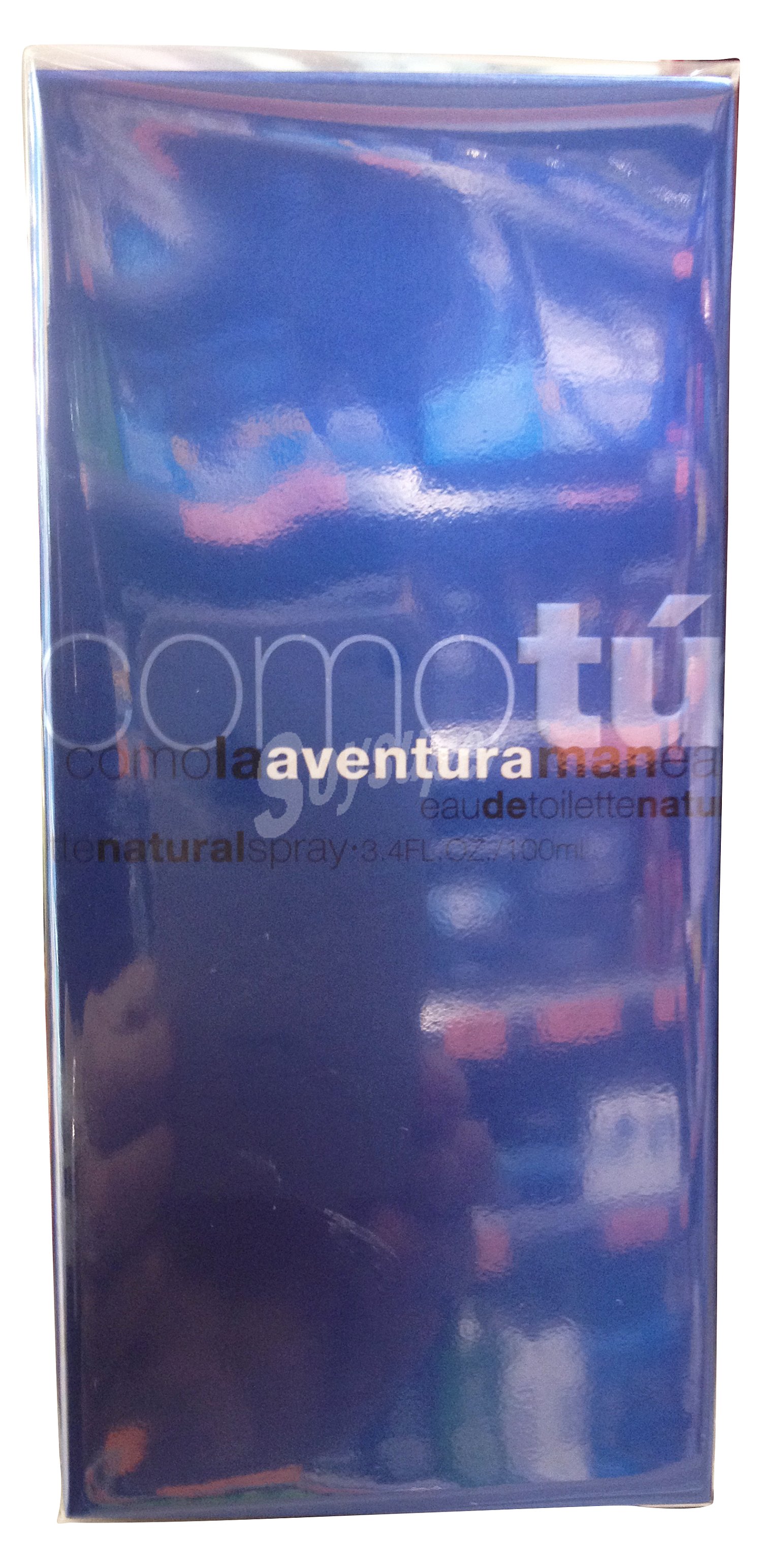 Eau toilette hombre como tú aventura vaporizador (botella negra tapon azul)