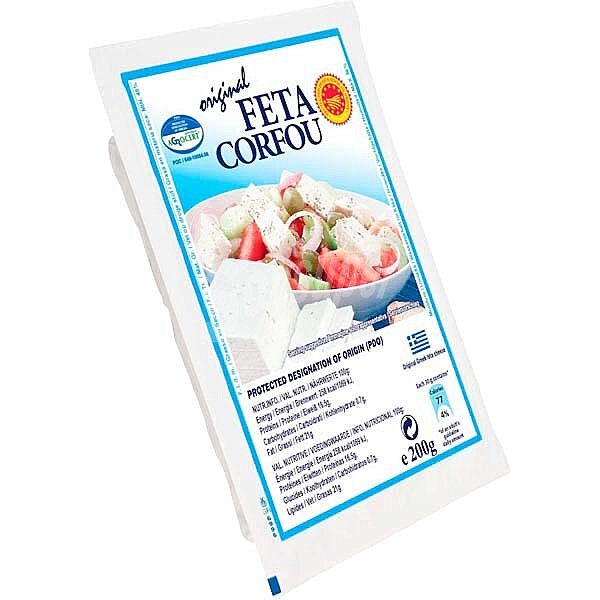 Queso feta corfou original envase 200 g