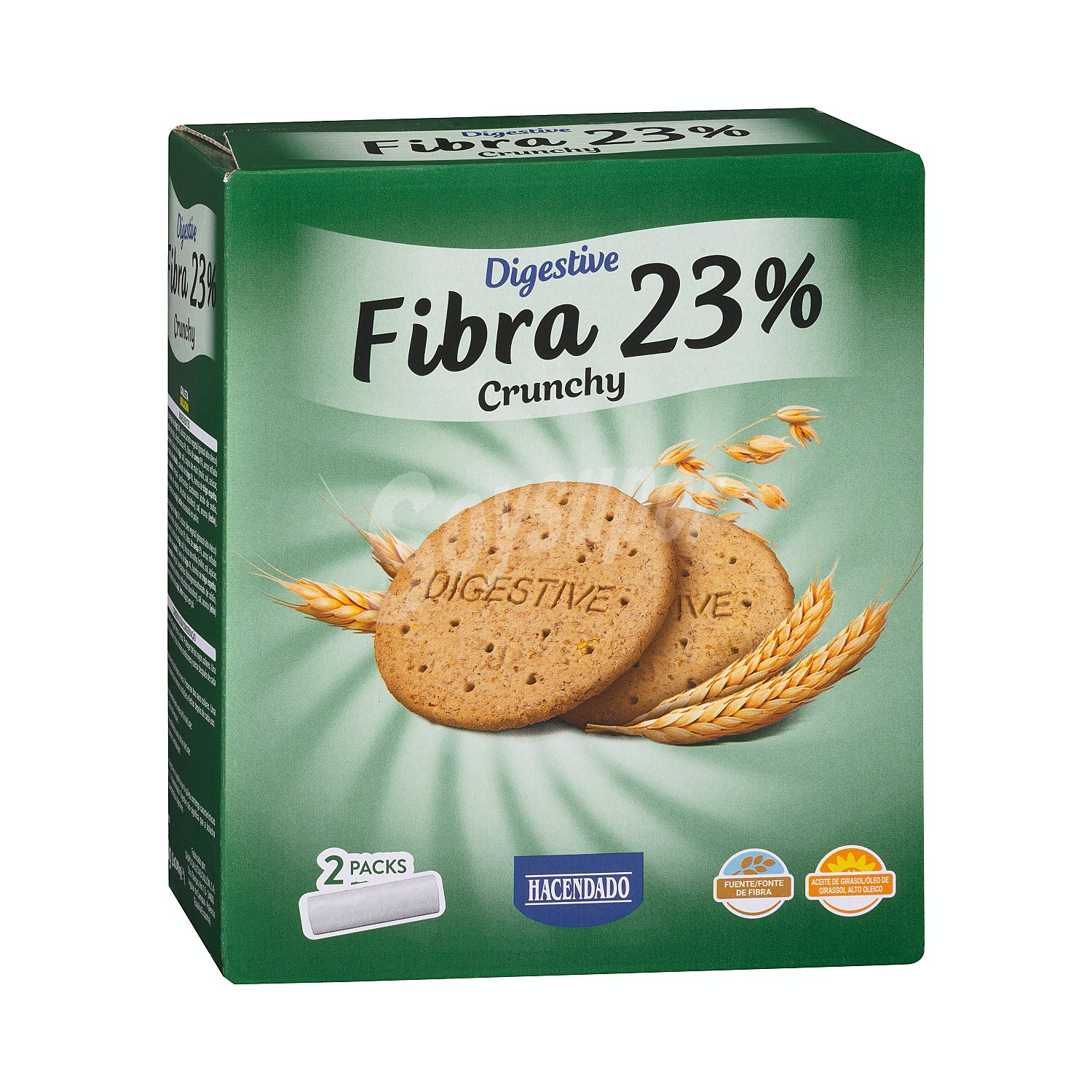 Galletas Digestive fibra 23% crunchy