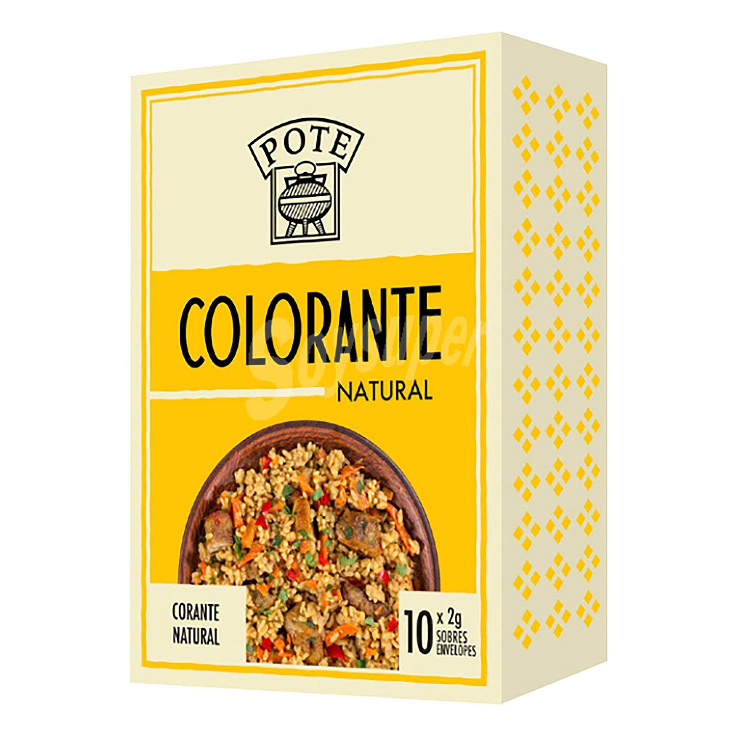 Colorante natural para paella pack 10 sobres de 2g Sin Gluten