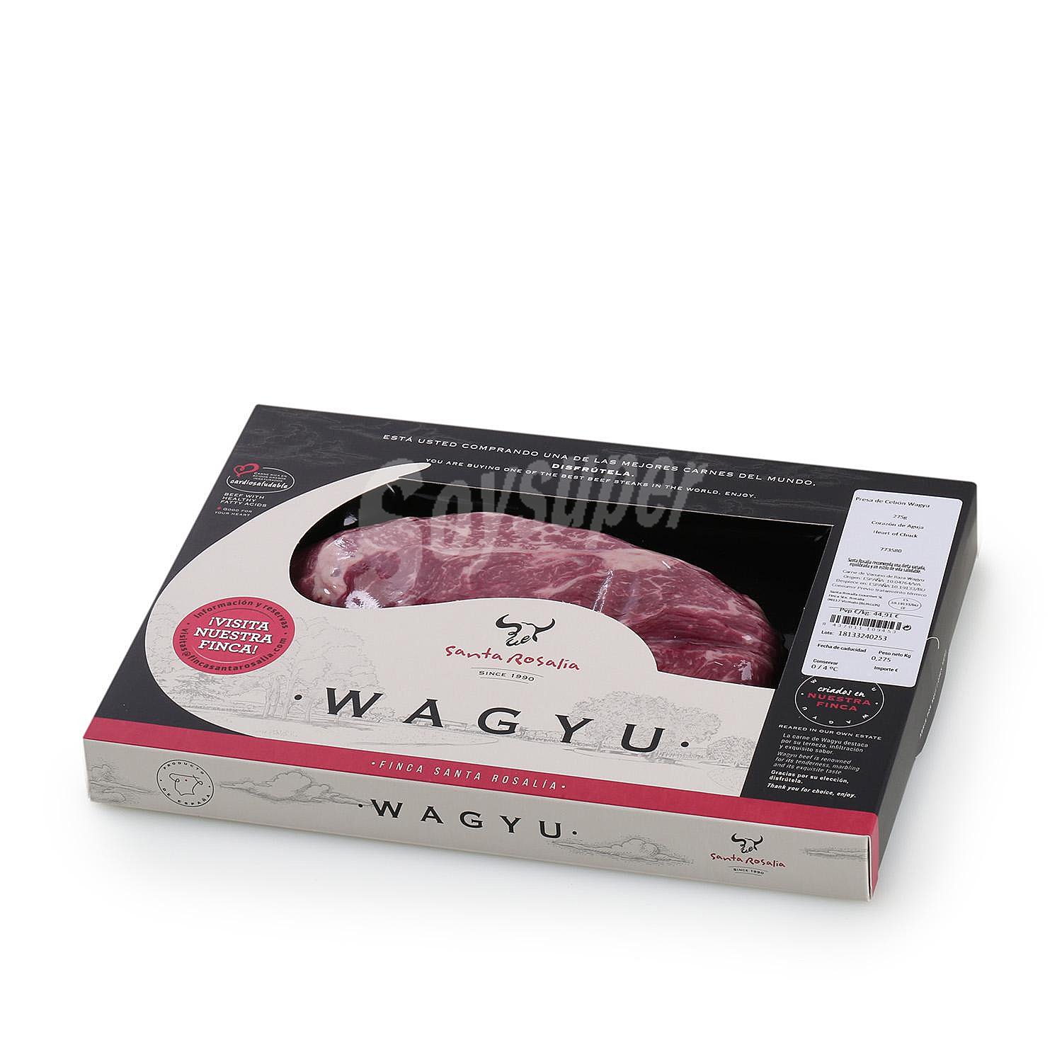 Presa de Carne de Wagyu Gourmet