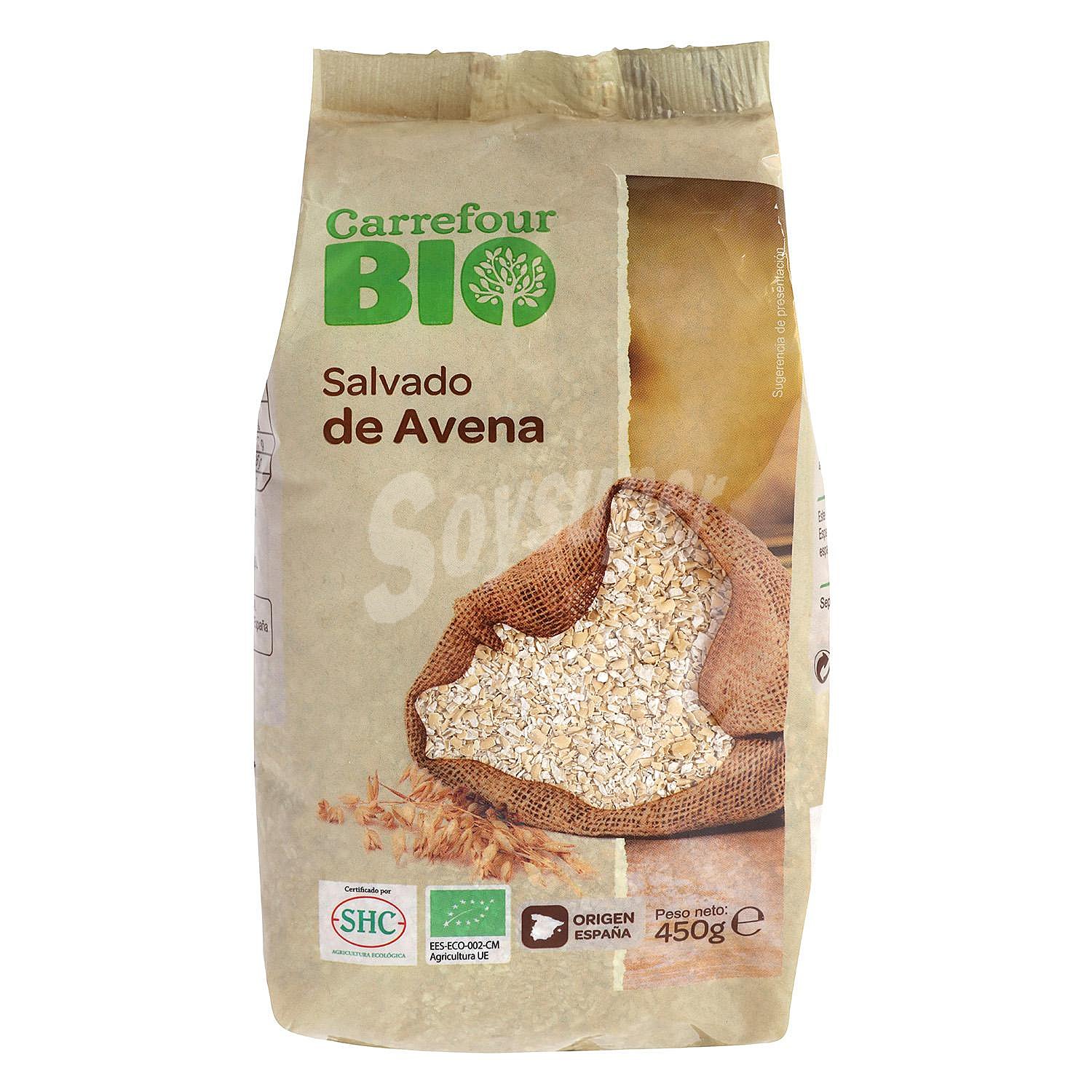 Salvado de avena ecológico