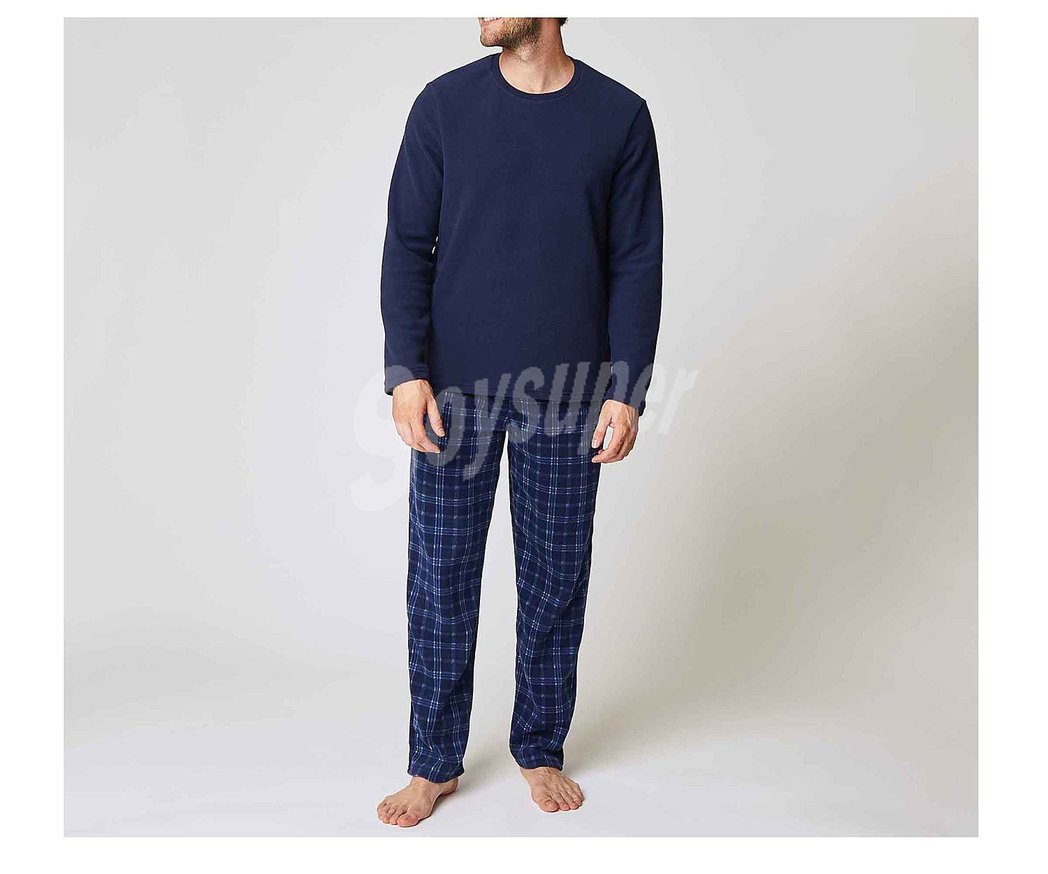 Pijama micropolar para hombre