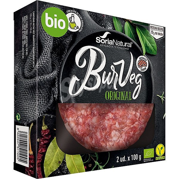 Burveg original sabor carne ecológico