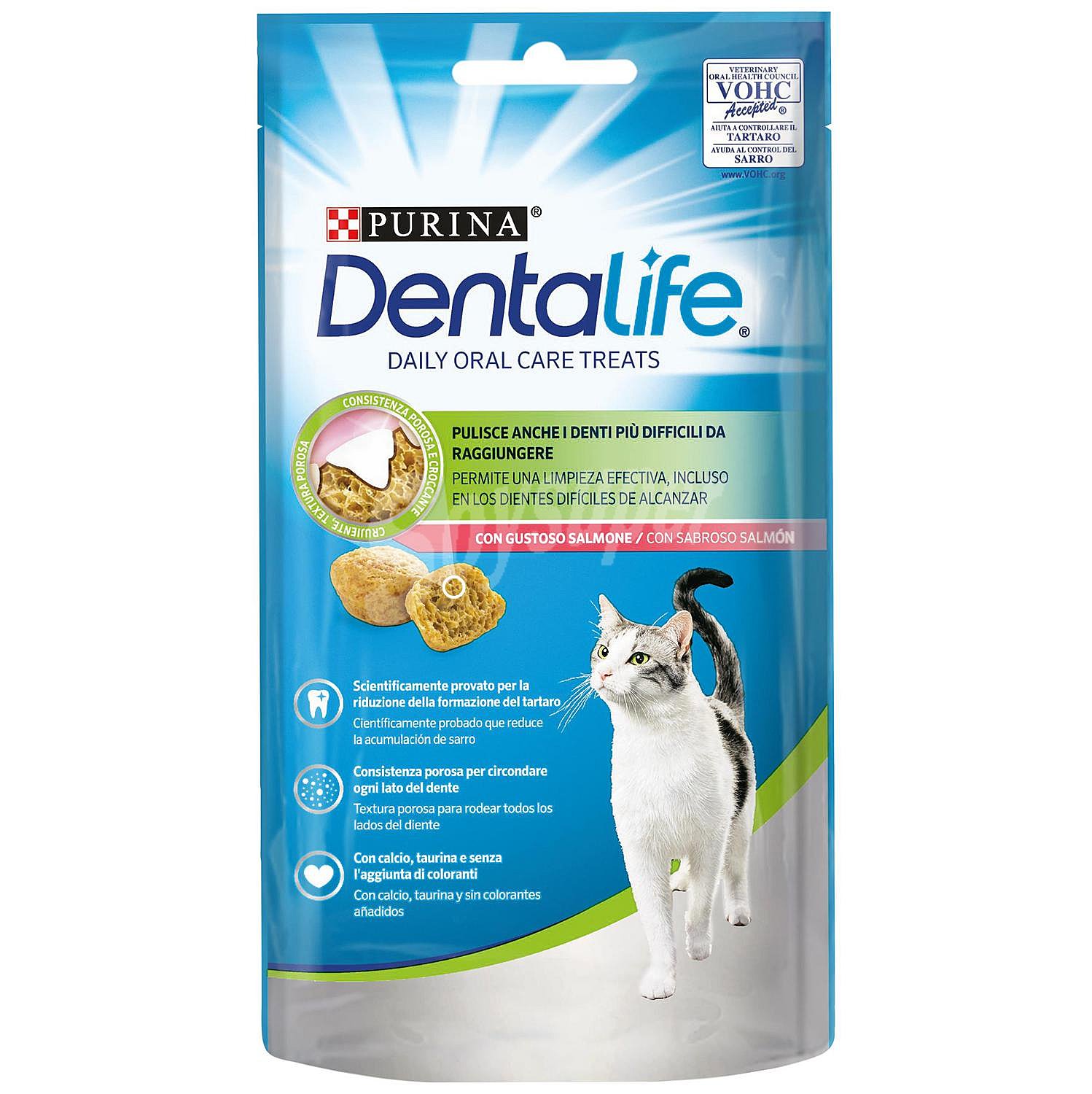 Snack sabor limón para gato Purina Dentalife