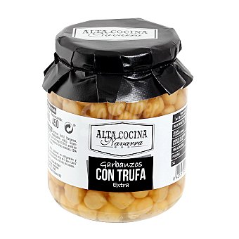 Garbanzos con trufa Alta cocina