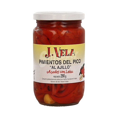 J. vela Pimientos del pico al ajillo, asados con leña j.vela