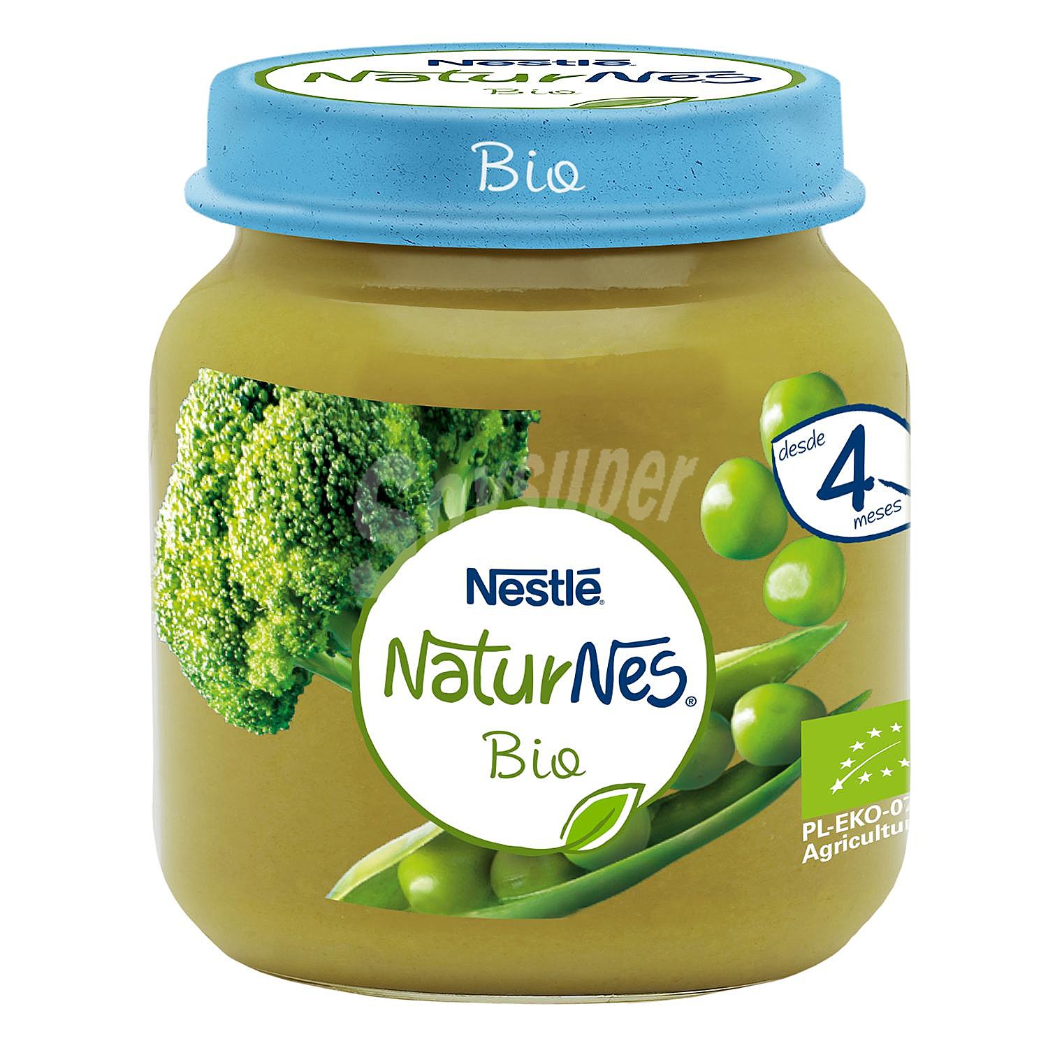 Naturnes BIO tarrito Guisantes y Brócoli