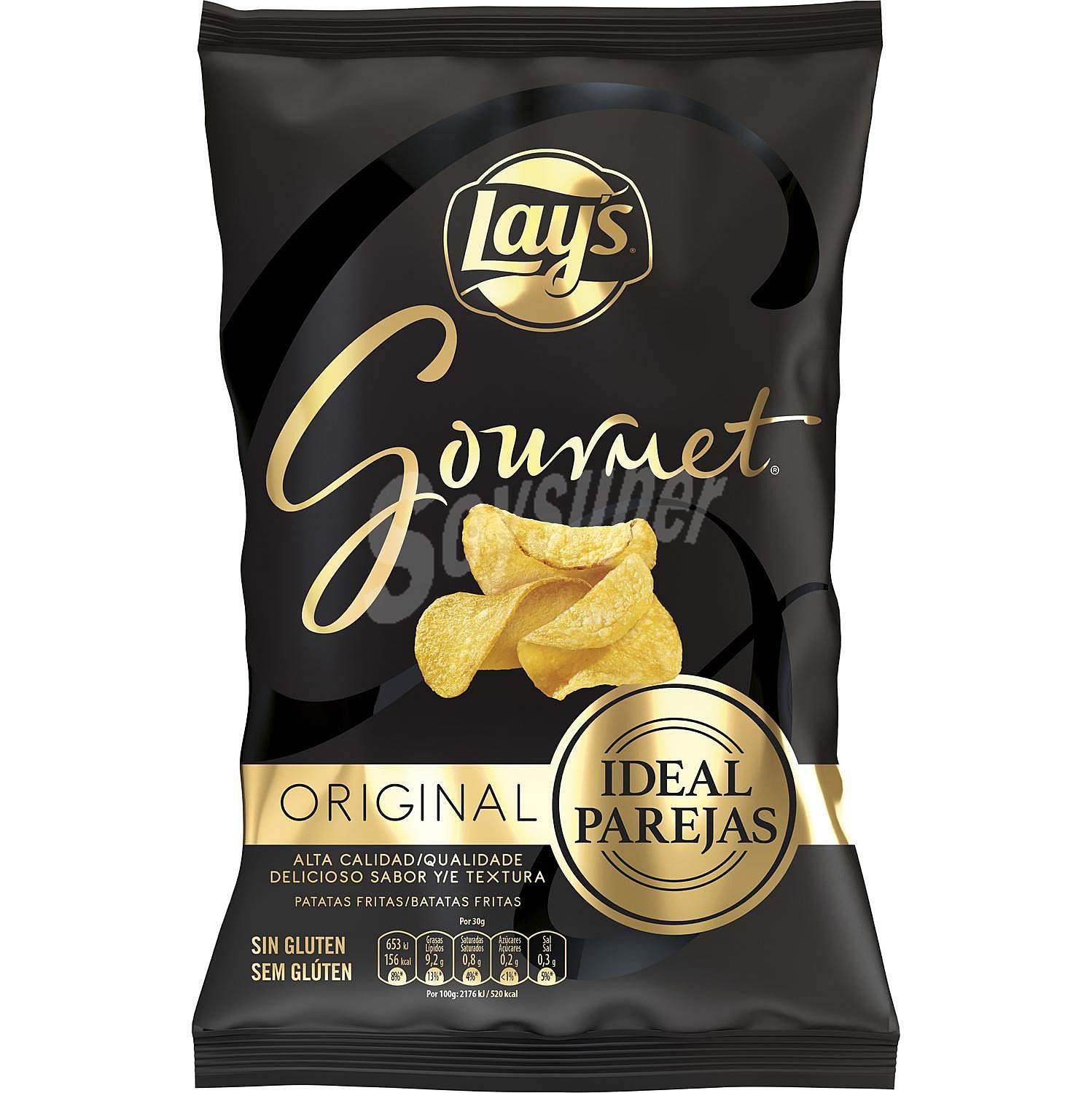 Patatas fritas original Gourmet Lay's sin gluten y sin lactosa