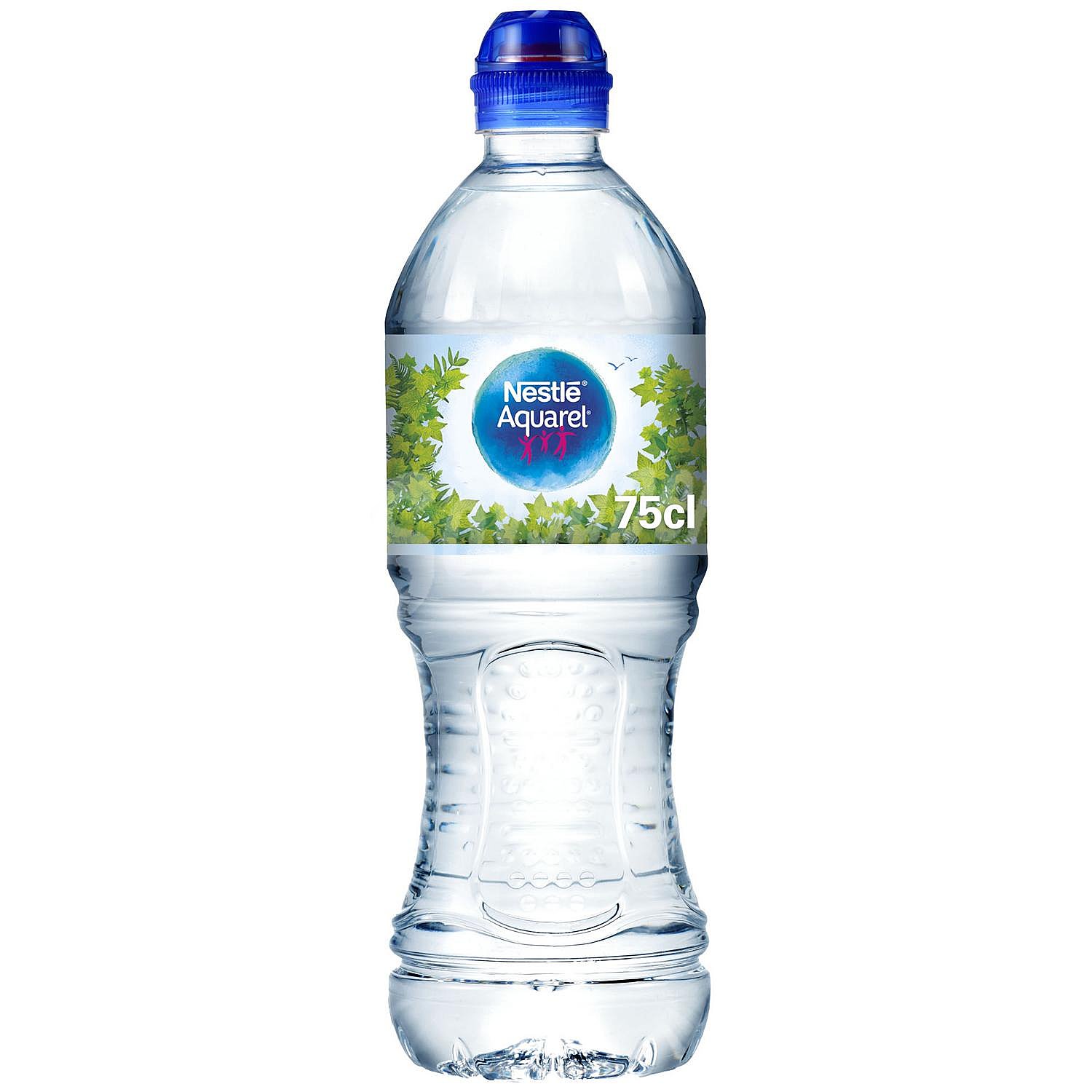 Agua mineral natural botella tapón sport