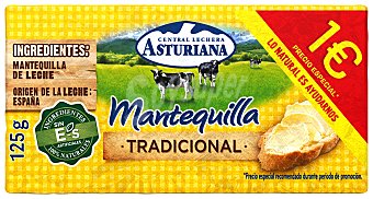 Pastilla de mantequilla tradicional sin sal