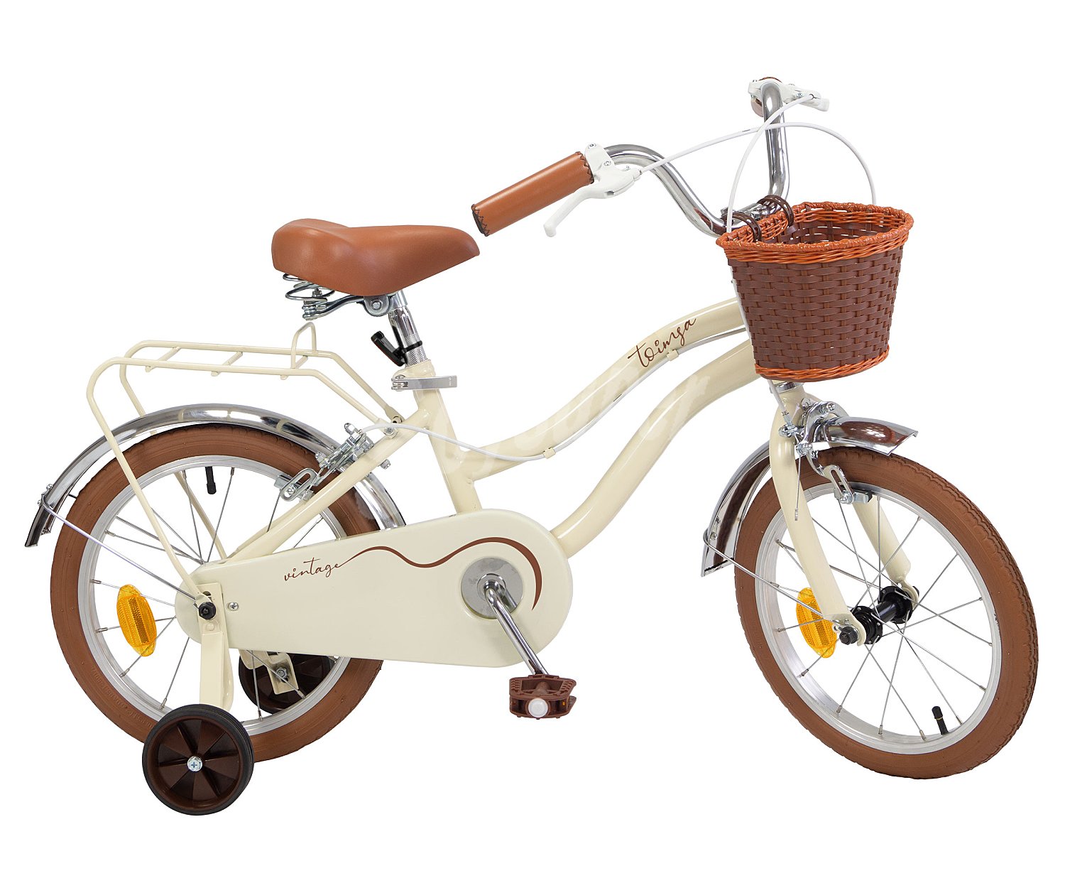 Bicicleta infantil con ruedines, estilo