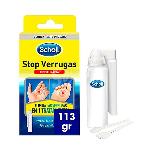 Scholl Tratamiento para la eliminación de las verrugas en pies y manos scholl